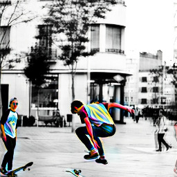 freetoedit skateboard skaters blackandwhite color