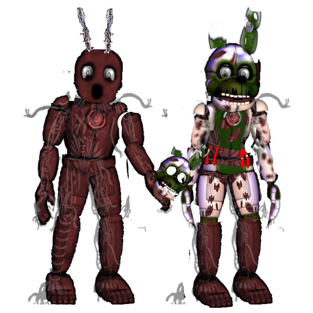 This visual is about freetoedit #FreeToEdit funtime springtrap and endo.