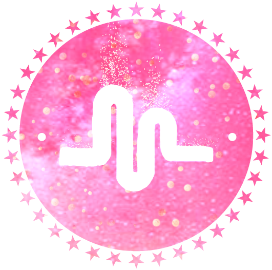 Musically Logo Music Love Pink Sticker By panettagiulia1