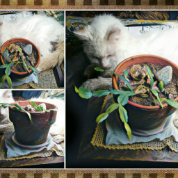 freetoedit cat plant 20years stillstrong